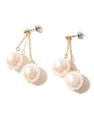 snidel (スナイデル)  ビッグパールイヤリング