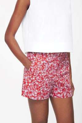 PRINTED COTTON SHORTS