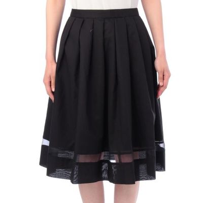 オーガンジーラインスカート