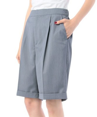 センタープレスダブルハーフパンツ