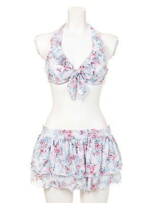 Swimwear Collection (スイムウェアコレクション)  【REBECCA TAYLOR】Sweet Rose/スカートセットビキニ