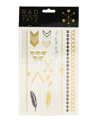 【RADTATZ　METALLIC　TATTOOS】メタリックタトゥーシール
