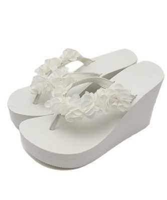 ちびコサージュ　超厚底ビーチサンダル　【S/M/Ｌ】