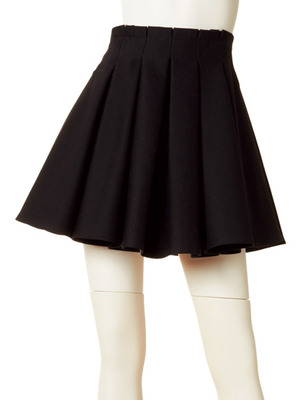 Lily Brown (リリーブラウン)  タックフレアスカート