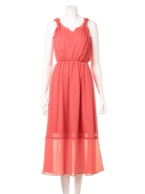 Lily Brown (リリーブラウン)  カットマキシワンピース