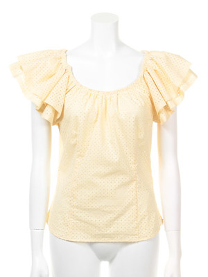 snidel (スナイデル)  ボリュームフリルブラウス