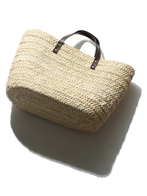 コーン編みカゴバック