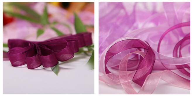 オーガンジーリボン