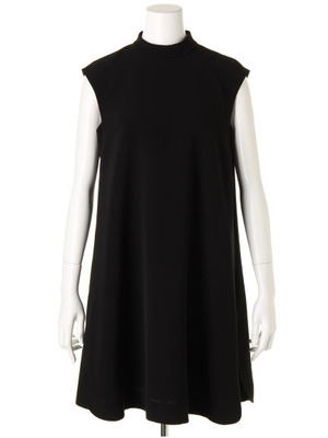 ハイネックAラインワンピース