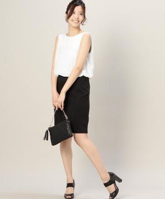 SINEQUANONE バイカラースリーブレスワンピース