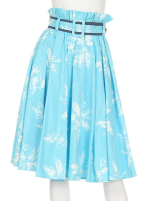 snidel (スナイデル) ベルト付きボリュームスカート