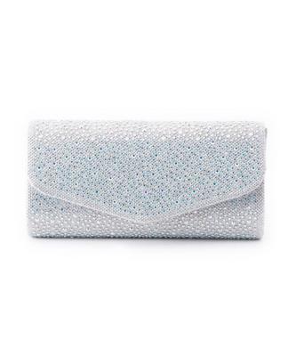 TOP BEAUTY ラインストーンクラッチバッグ