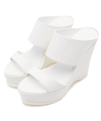 R&E ハイウェッジワイドストラップサンダル