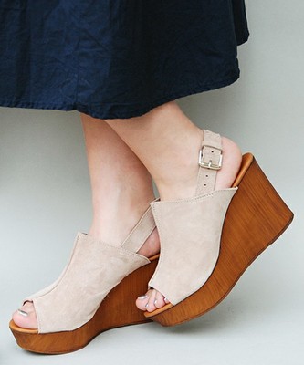 CHIARA(キアラ)/8957 オープントゥウェッジサンダル