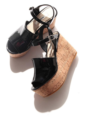 snidel (スナイデル) ウエッジソールサンダル