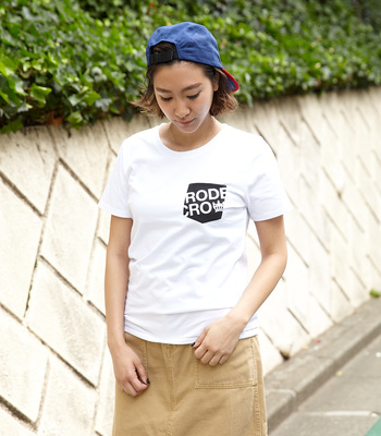 RCWB ロゴ ポケット レディース Tシャツ