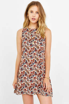 Glamorous Boho Print Shift Dress