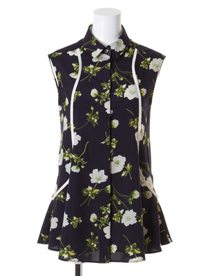 FRAY I.D (フレイアイディー) ウインドフラワーチュニック