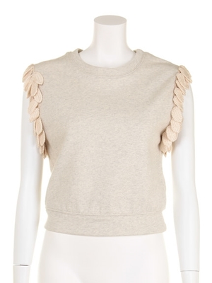 かぎ針裏毛プルオーバー