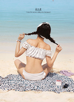 オフショルダービキニ・全3色