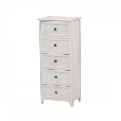 アンティーク風チェスト5段