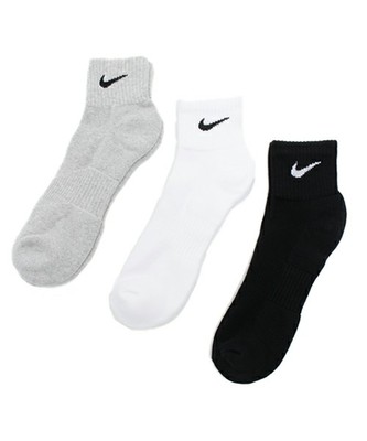 NIKE / 3P COTTON CUSHION QUARTER SOCKS
