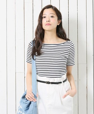 ボートネックカット半袖 562952