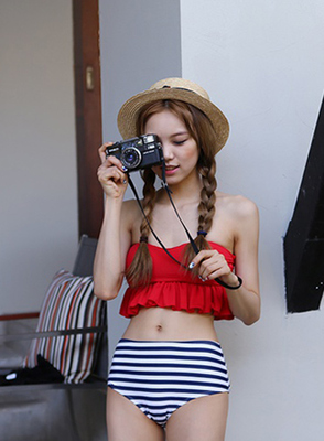 ウィズミーハイウエストビキニ(3色)