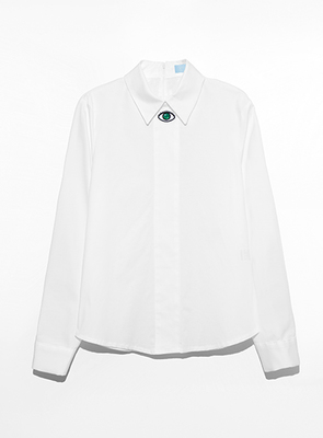 MXM series 8.Peridot shirt アイズ刺繍シャツ