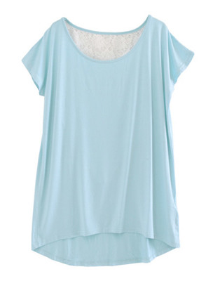 【titivate】バックレース切替カットソー