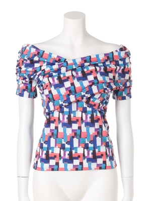 【MURUA】ラフスクエアクロスTOPS