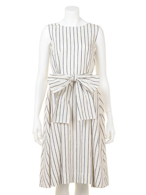 [Balcony and Bed]シャンブレーリネンワンピース