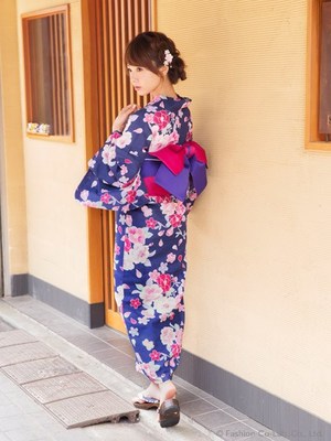 ツバキ/浴衣4点SET