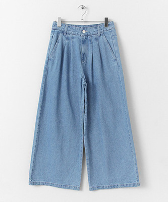 KBF/デニムバギーパンツ