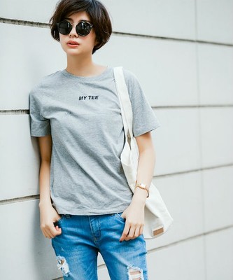 【FLOVE】LADY’S　NAMEロゴTEE