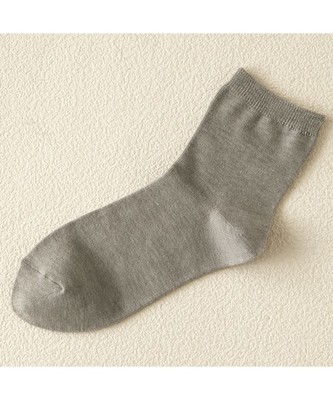 Tabio/コットンブレンド無地ショートソックス