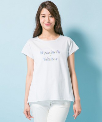 ボタニカルアートプリント Tシャツ／組曲