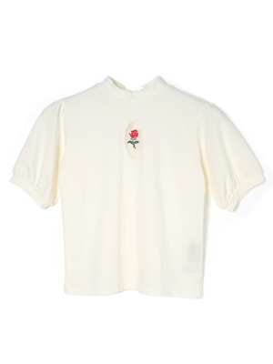 バラ刺繍TOPS