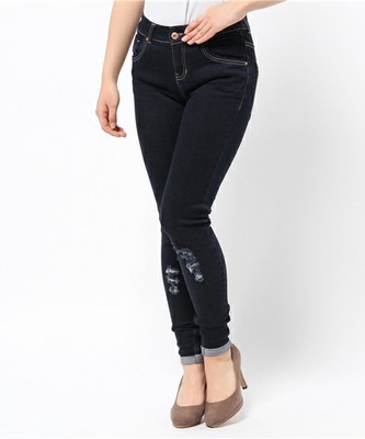 ダメージデニムスキニー