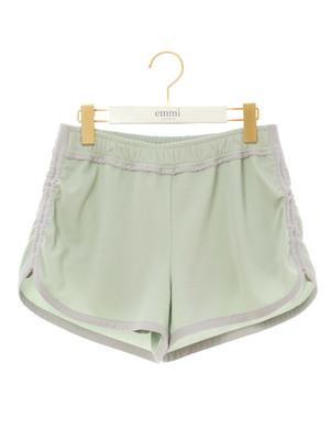 【emmi studio】メッシュショートパンツ