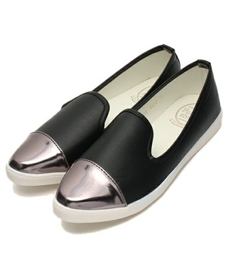 メタリック切り替えスニーカー　（155002）