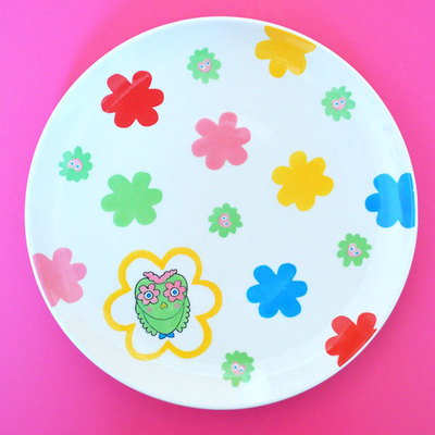 Lucky プレート●フクロウ