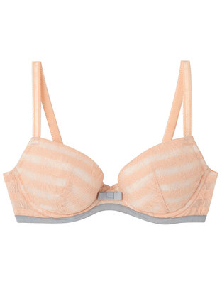 Ａ ｂｙ ａｍｐｈｉ 【プチプラ】ボーダーレース　３／４カップブラ