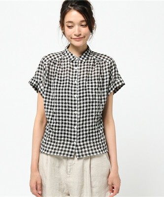 ドロップショルダー半袖シャツ