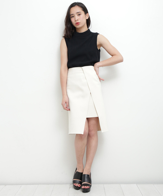 ラップタイトロングスカート