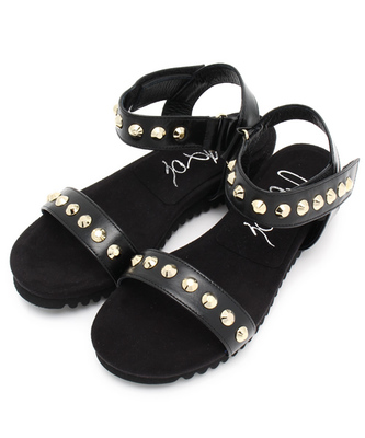 relax_fit_スタッズキップサンダル