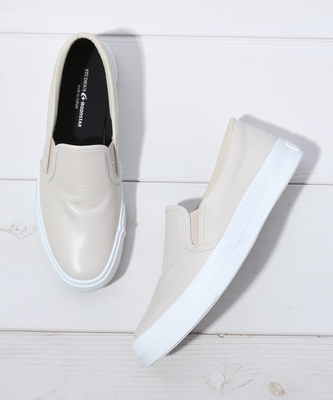 STUDIOUS×MOONSTAR レザースリッポン