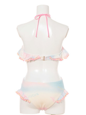 LILICIOUSウエストオープンスイムワンピース