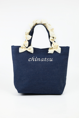 ハンドルバッグ(デニム×クリーム)