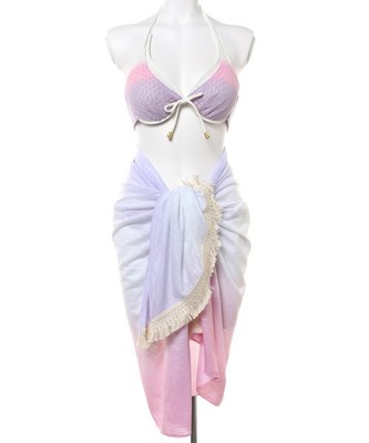 グラデーションニット レイヤードワイヤービキニ